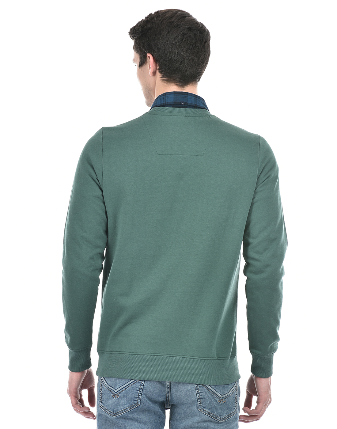 Numero Uno Men Typography Green Sweat Shirt
